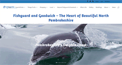 Desktop Screenshot of gofishguard.co.uk